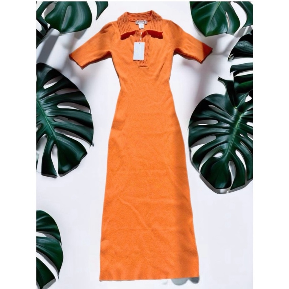 Carolina Constas Ribbed Knit Dress